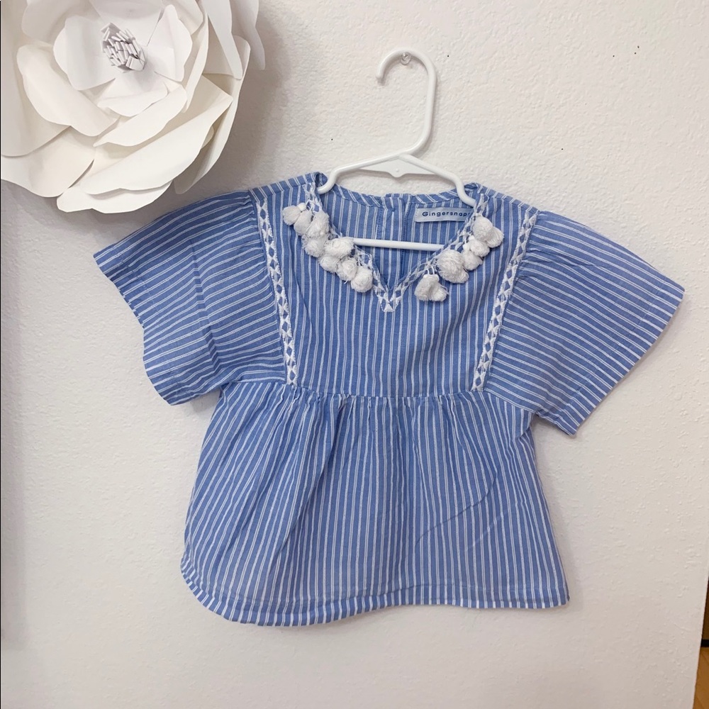 Cute summer blouse striped for 4T girls